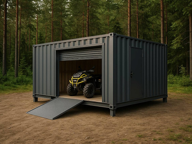 Гараж для снегохода, квадроцикла, мотоцикла